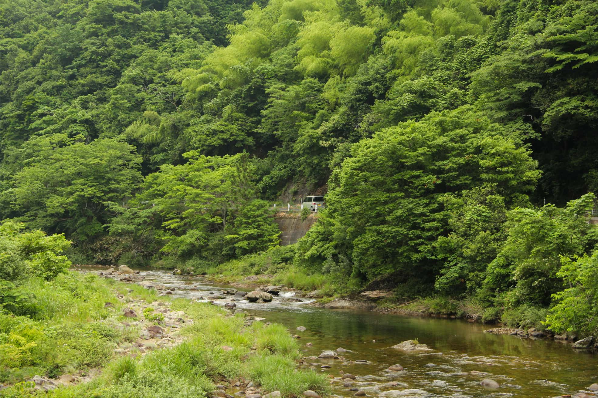 島根県鹿足郡吉賀町の自然風景