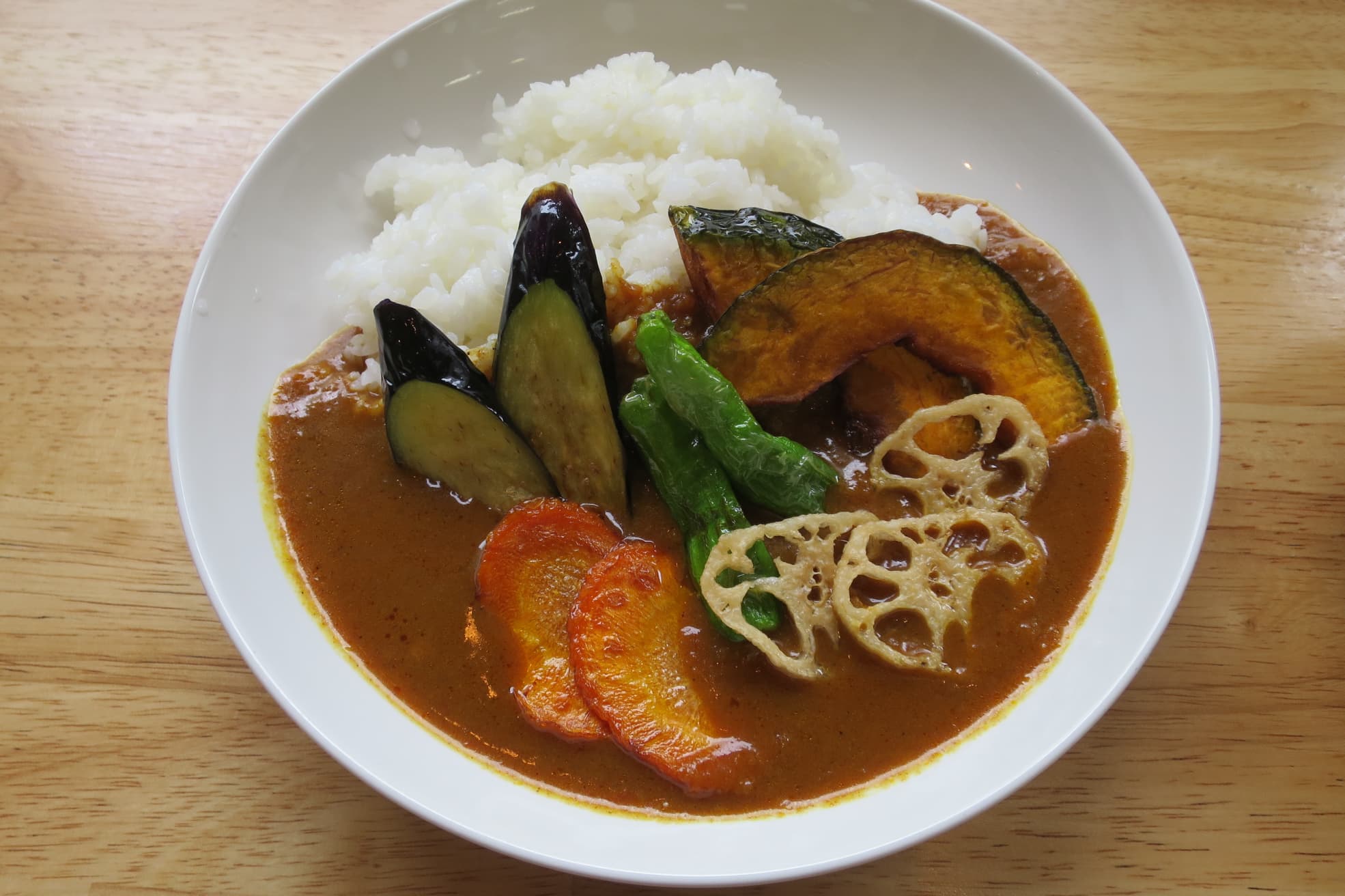 道の駅かきのきむらの「かきのきむらのスパイスカレー」