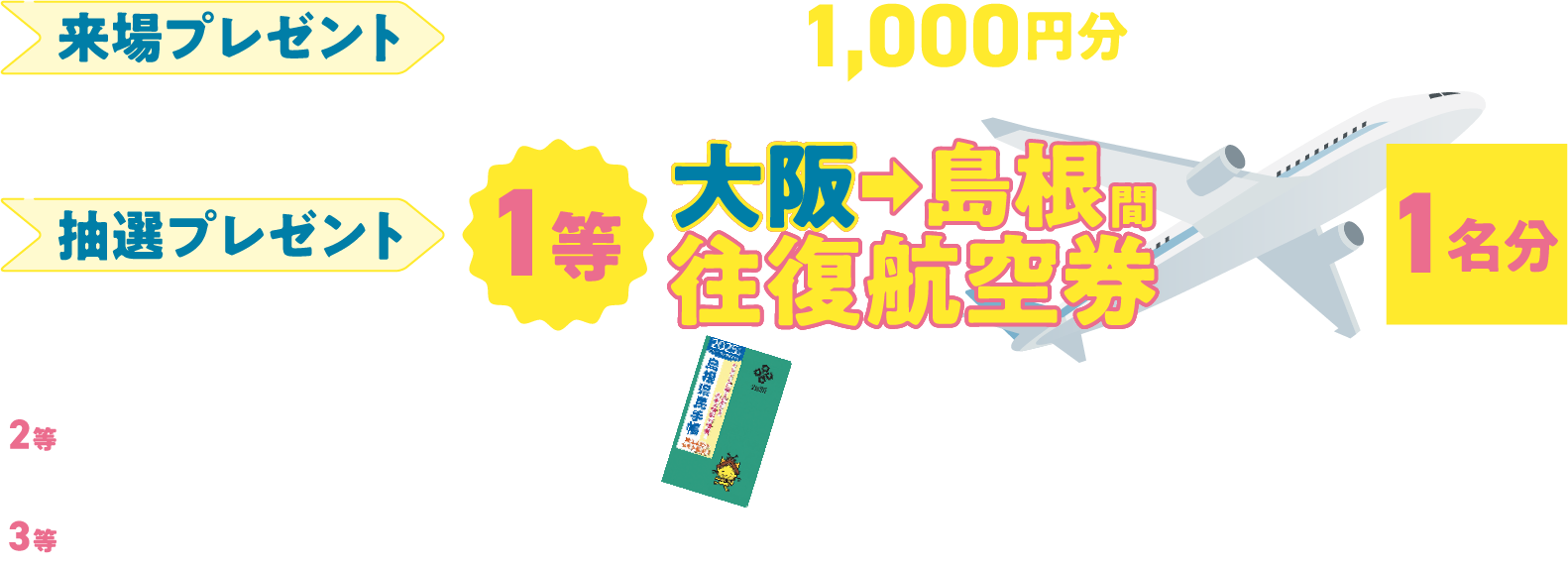 来場プレゼント デジタルギフト1,000円分(先着100名様)