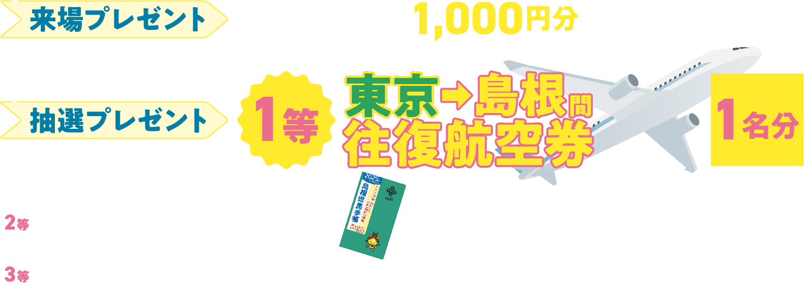 来場プレゼント デジタルギフト1,000円分(先着100名様)