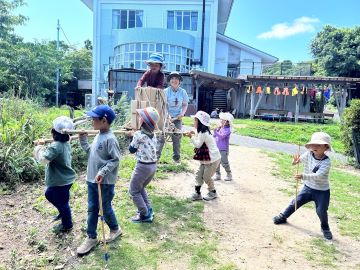 まだまだ熱が冷めない7月の大祭りごっこ。